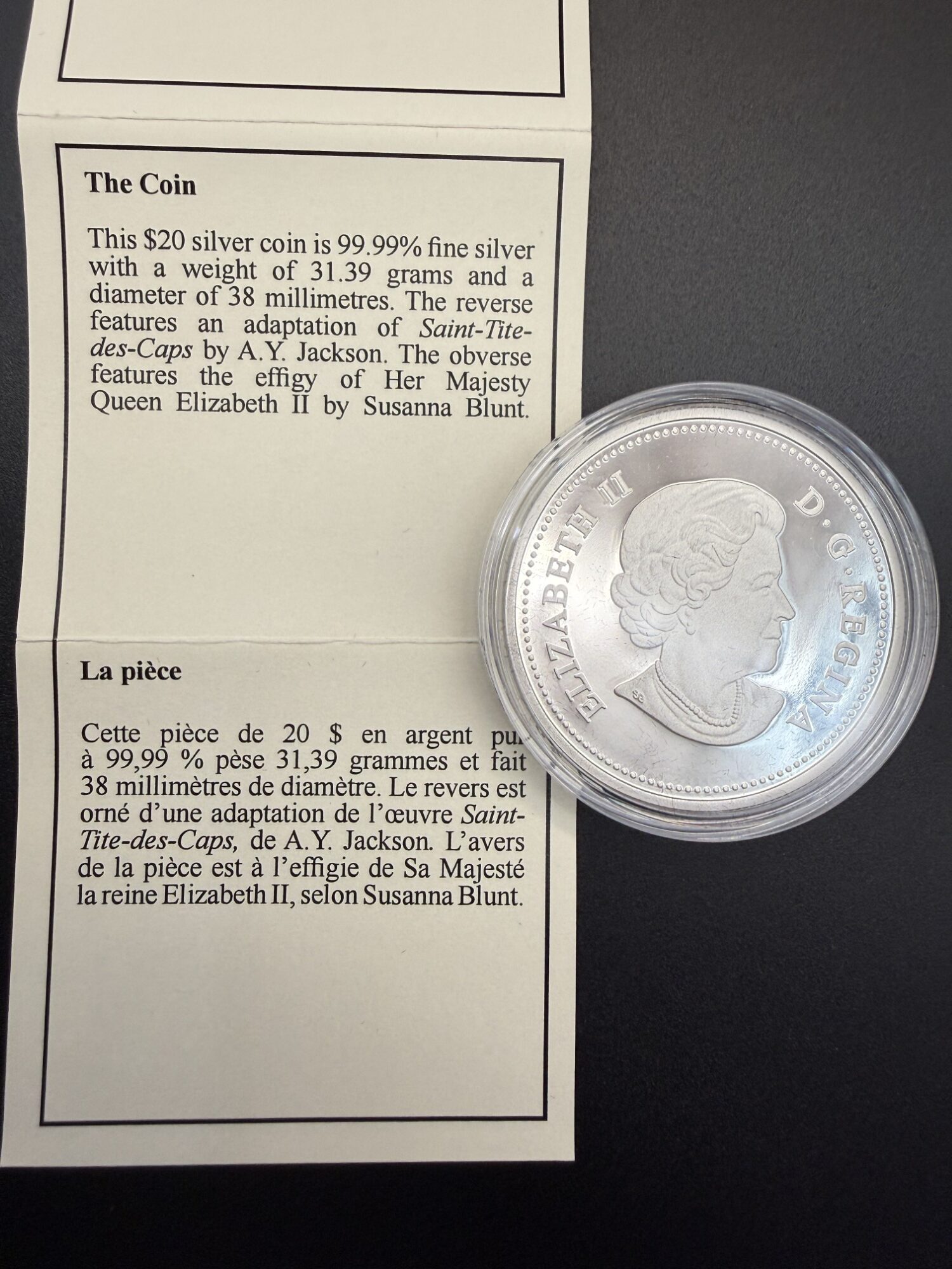 PIÈCE EN ARGENT 2012 – Image 3