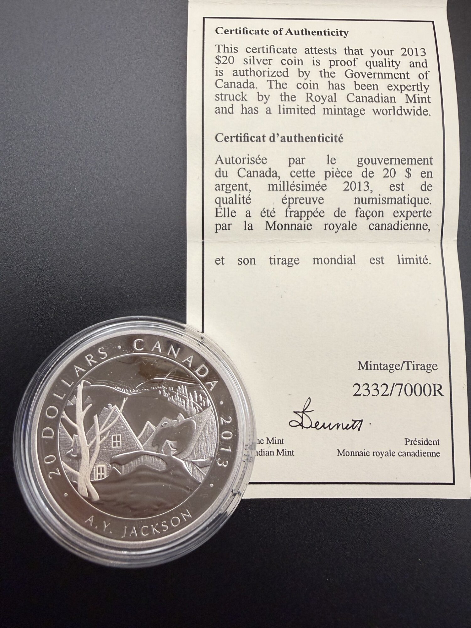 PIÈCE EN ARGENT 2012 – Image 4