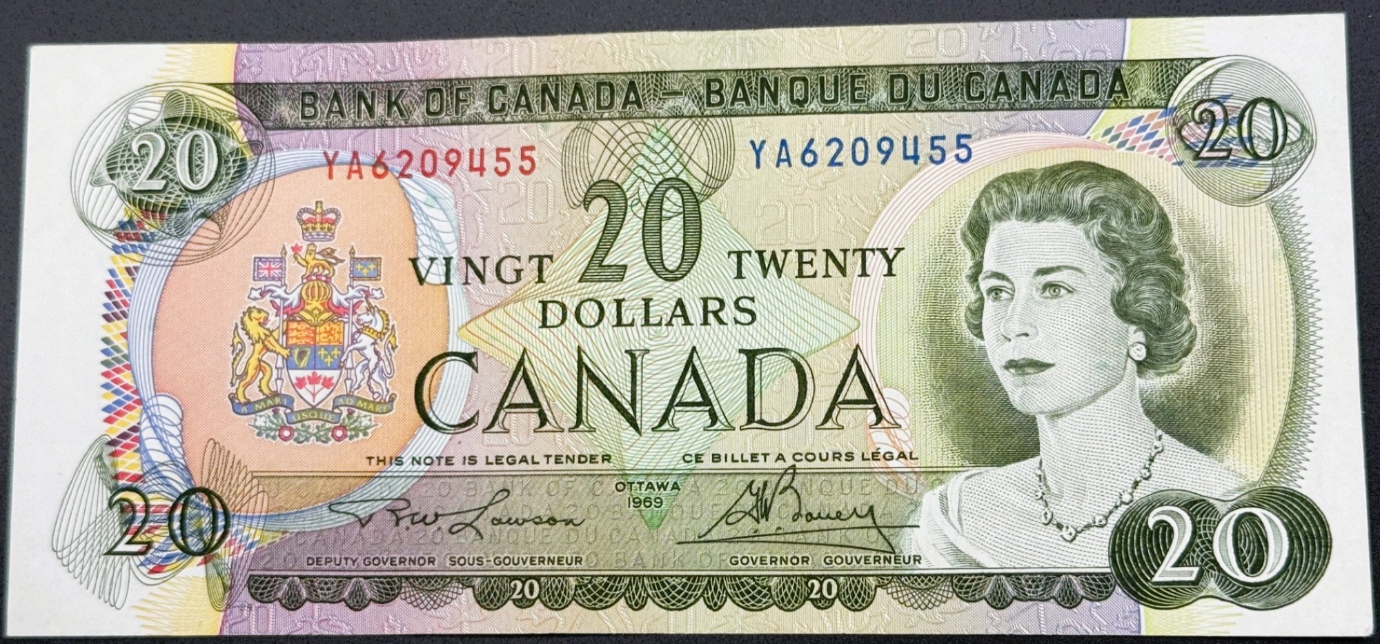 20 DOLLARS 1969