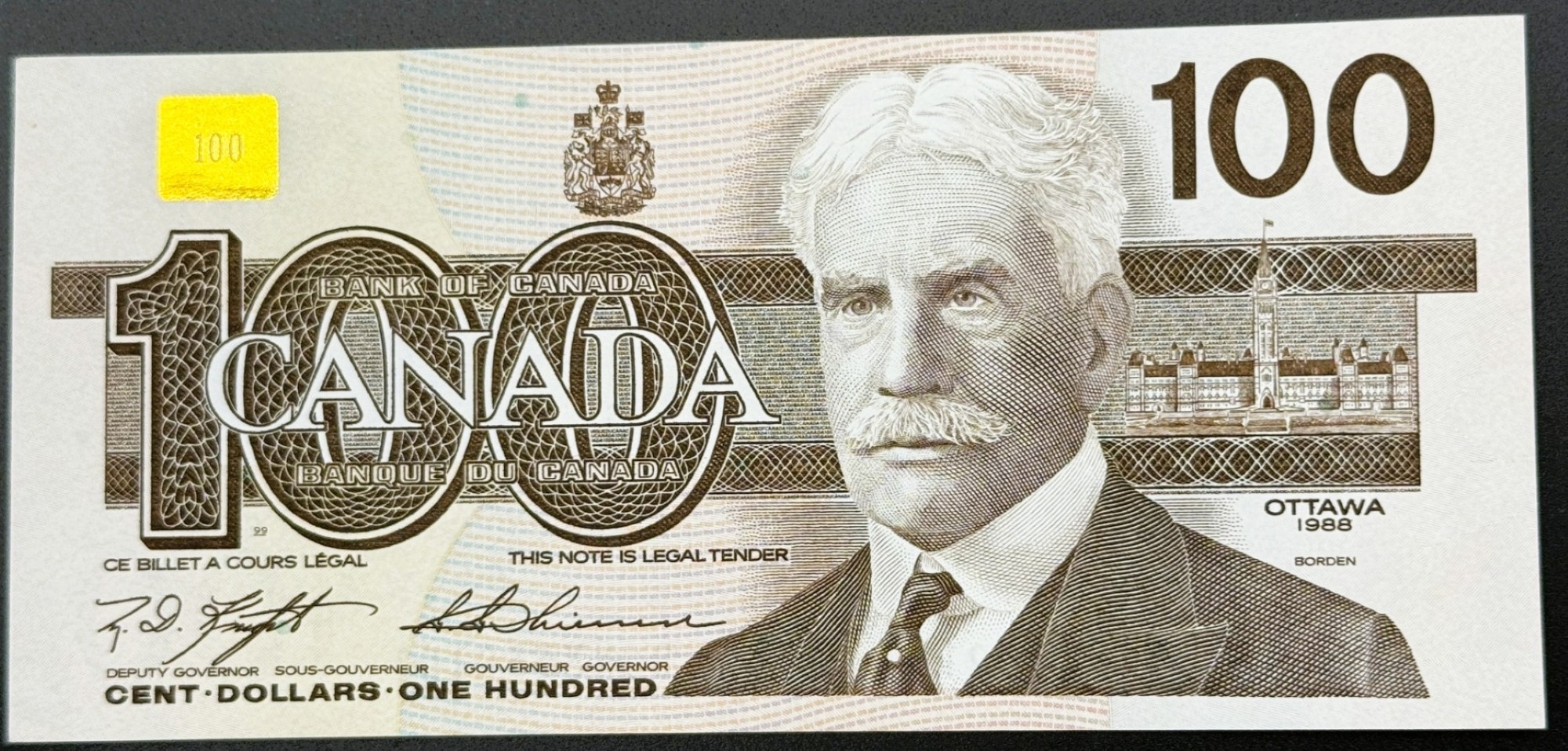 100 DOLLARS 1988