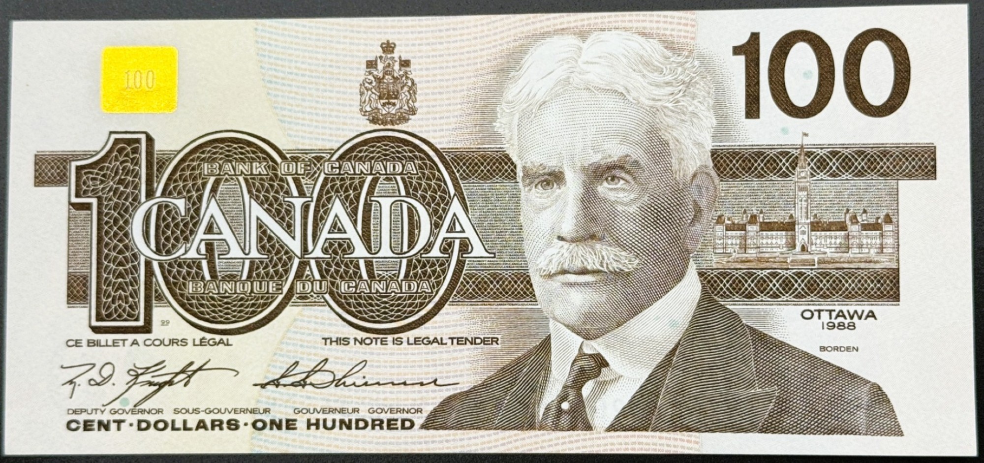 100 DOLLARS 1988