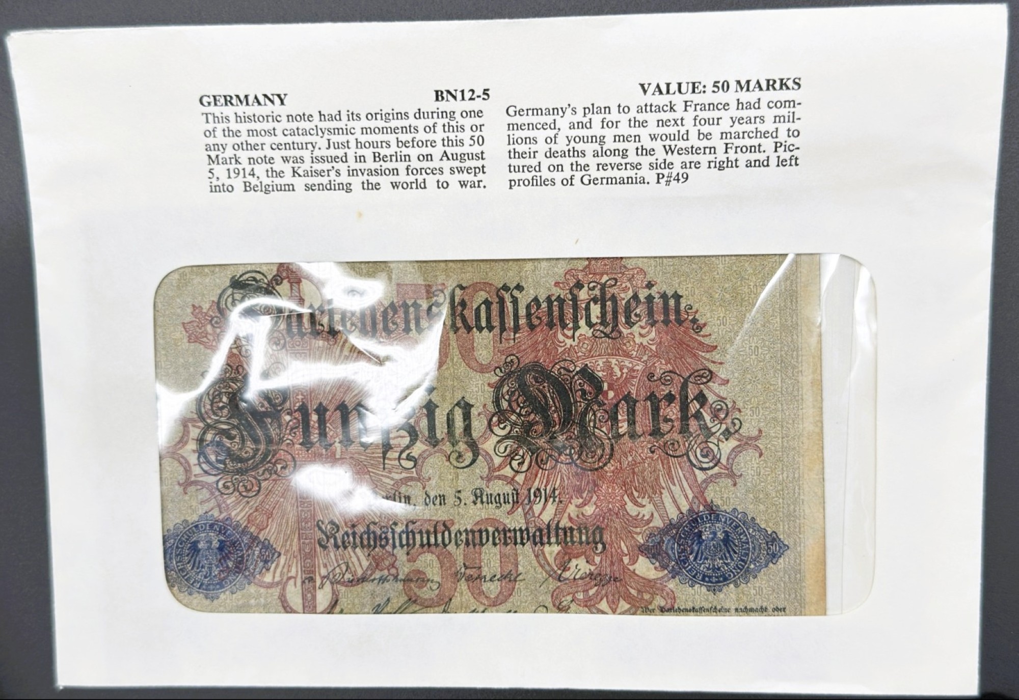 50 MARKS 1914 – Image 3