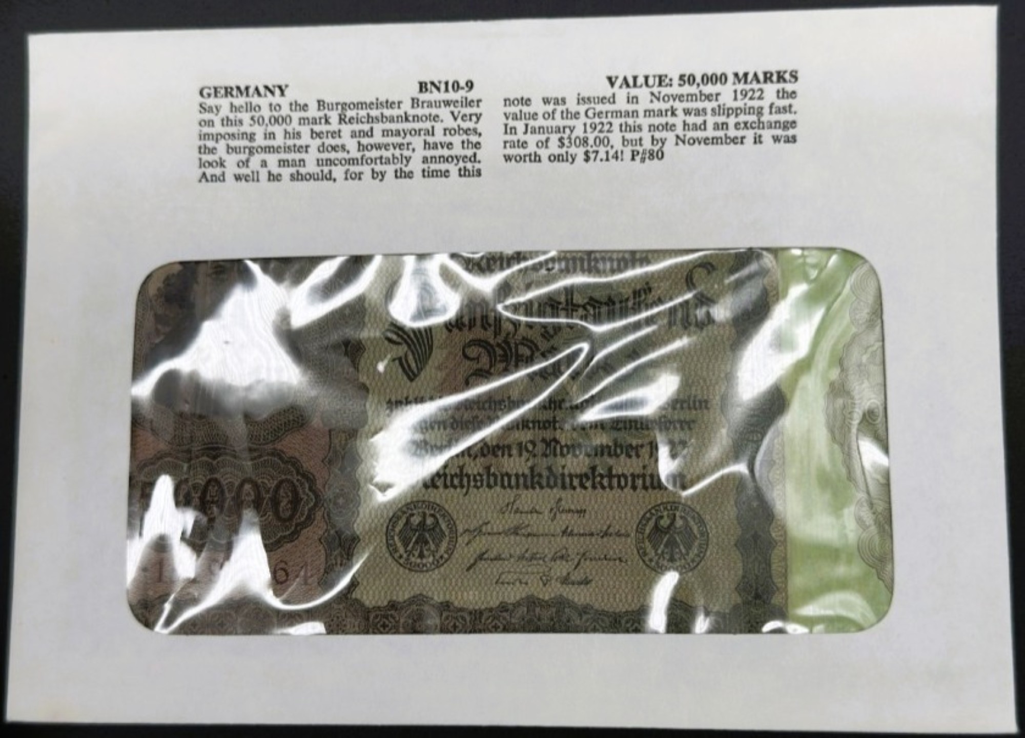 50 000 MARKS 1922 – Image 3