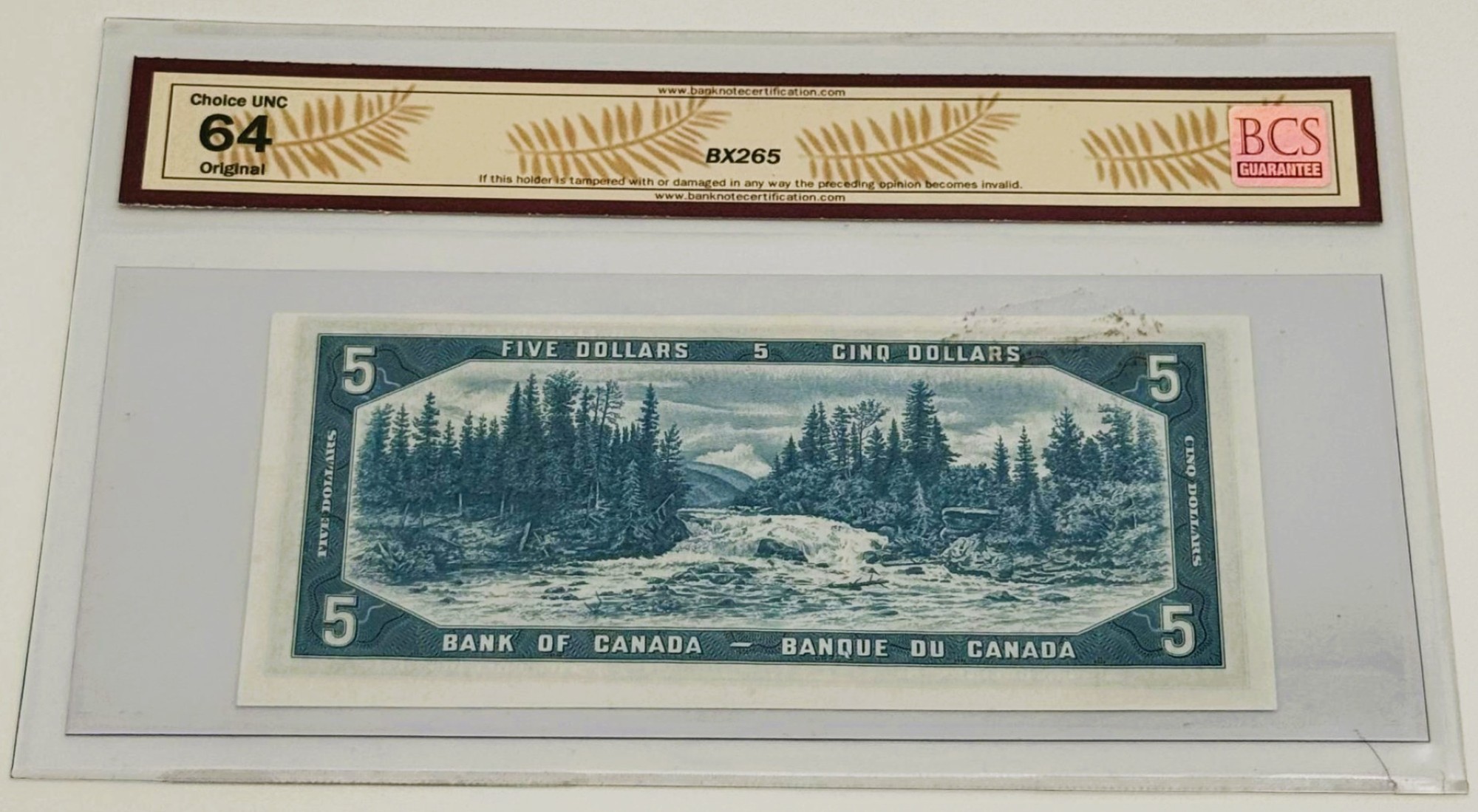 5 DOLLARS 1954 – Image 2