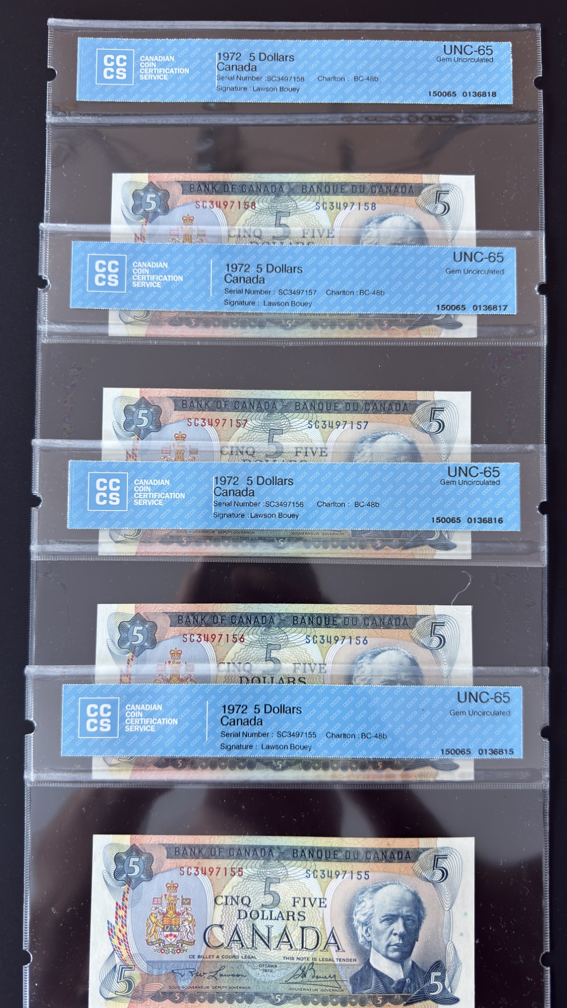 5 DOLLARS 1972 – Image 2