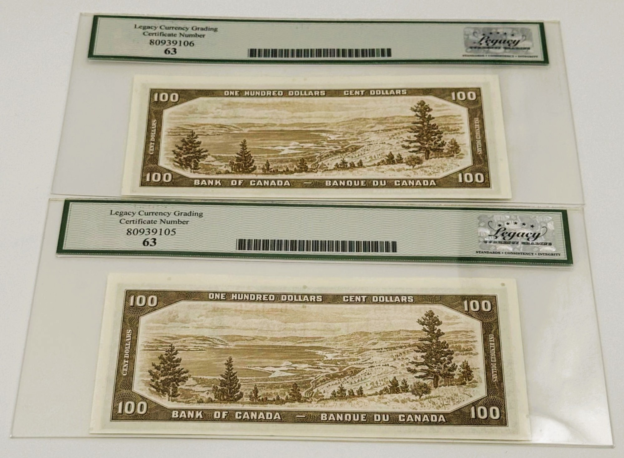 100 DOLLARS 1954 – Image 2
