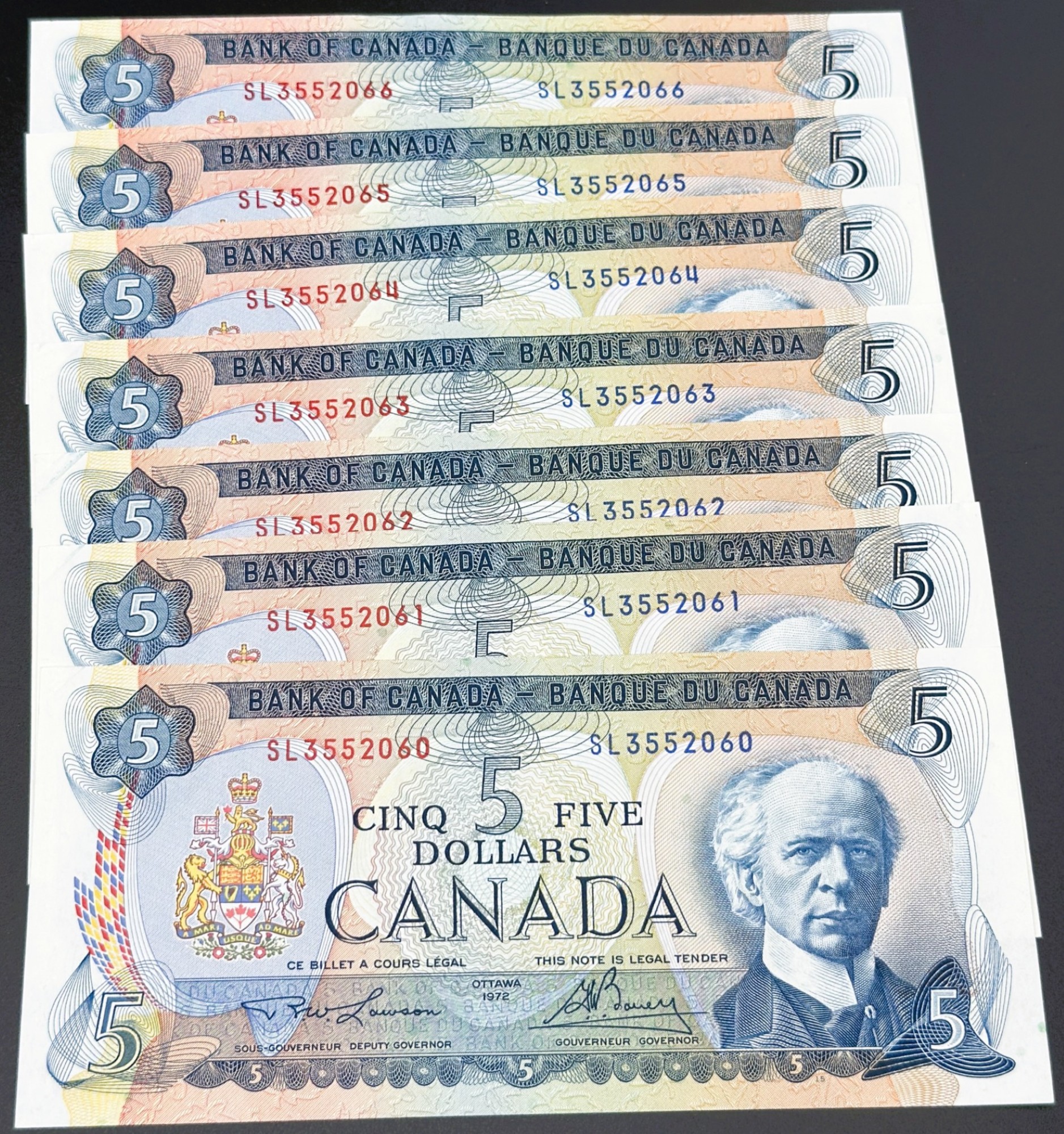 5 DOLLARS 1972