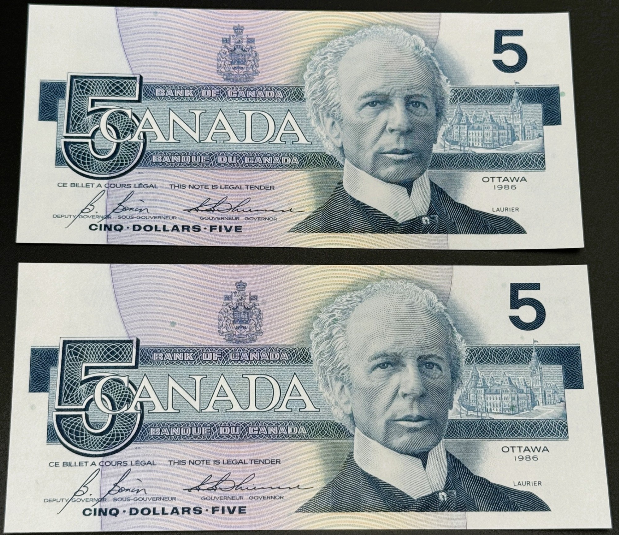 5 DOLLARS 1986 – Image 2