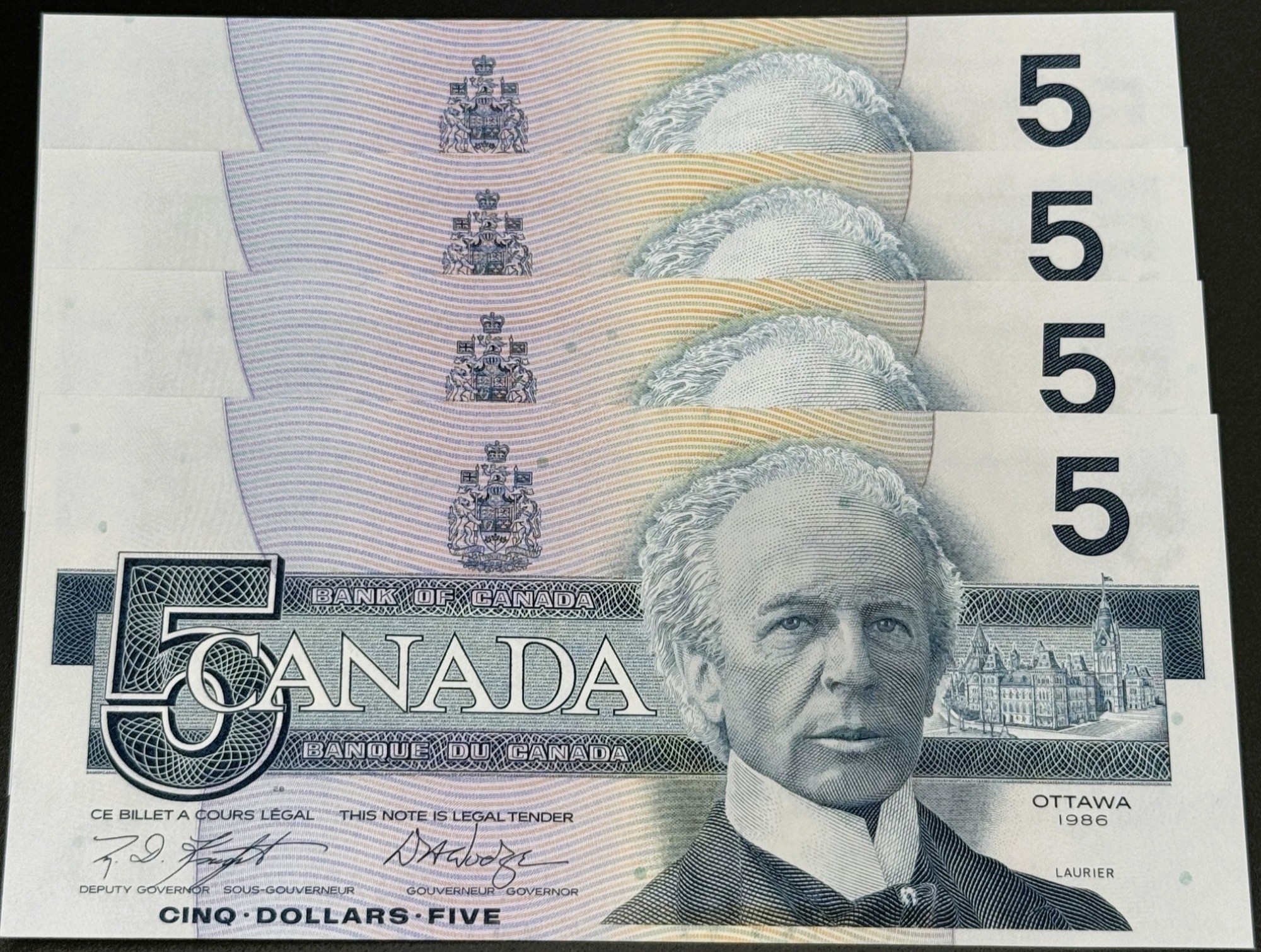 5 DOLLARS 1986 – Image 2