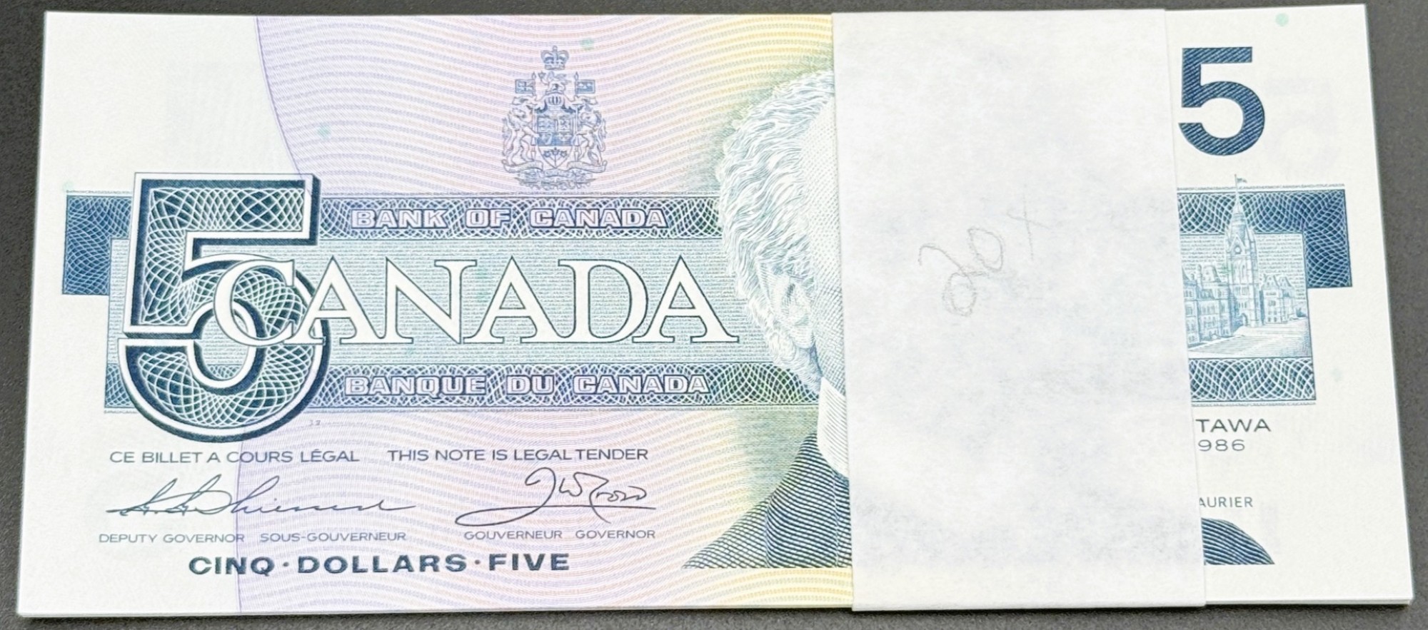 5 DOLLARS 1986 – Image 2