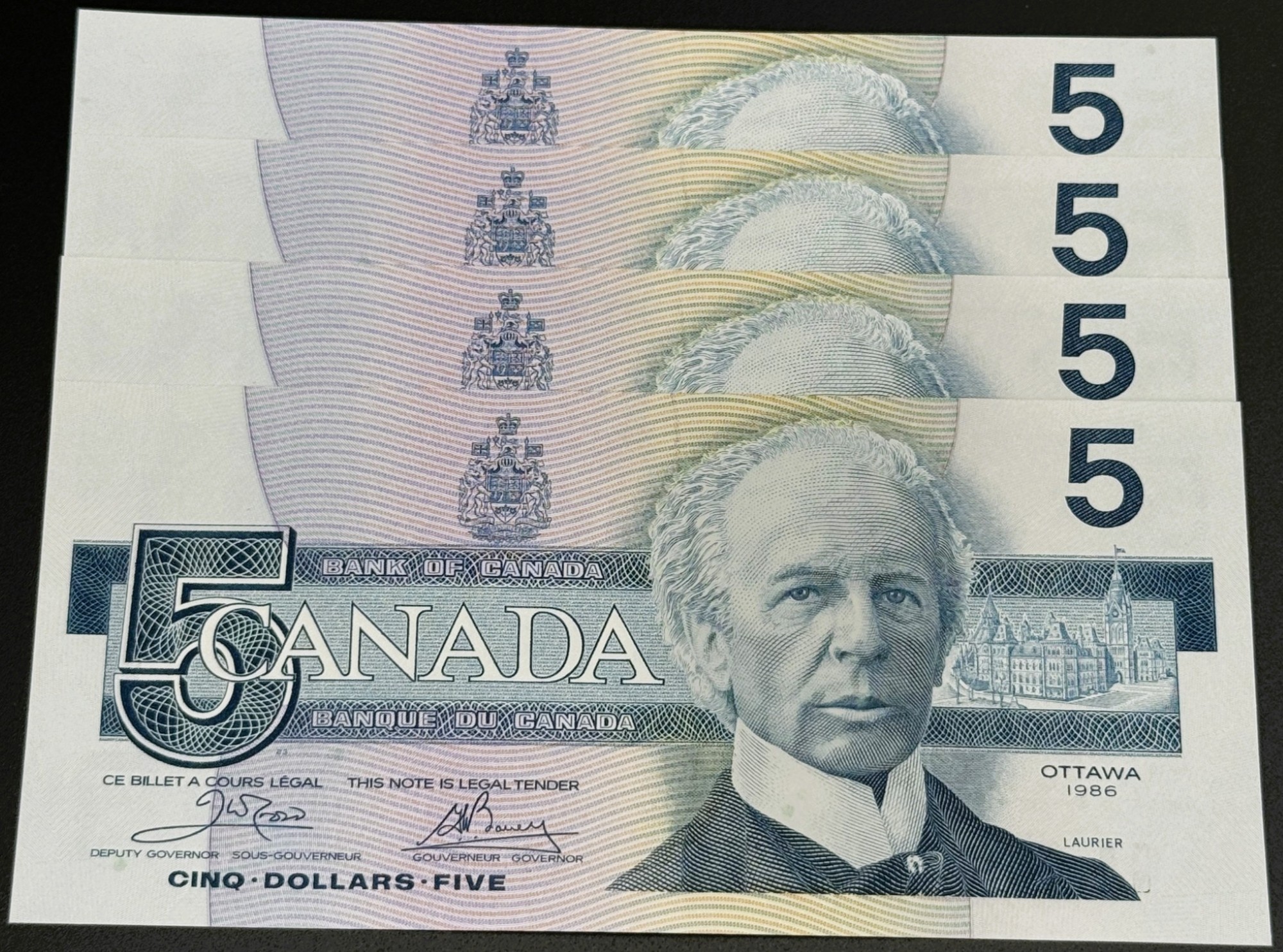 5 DOLLARS 1986 – Image 2