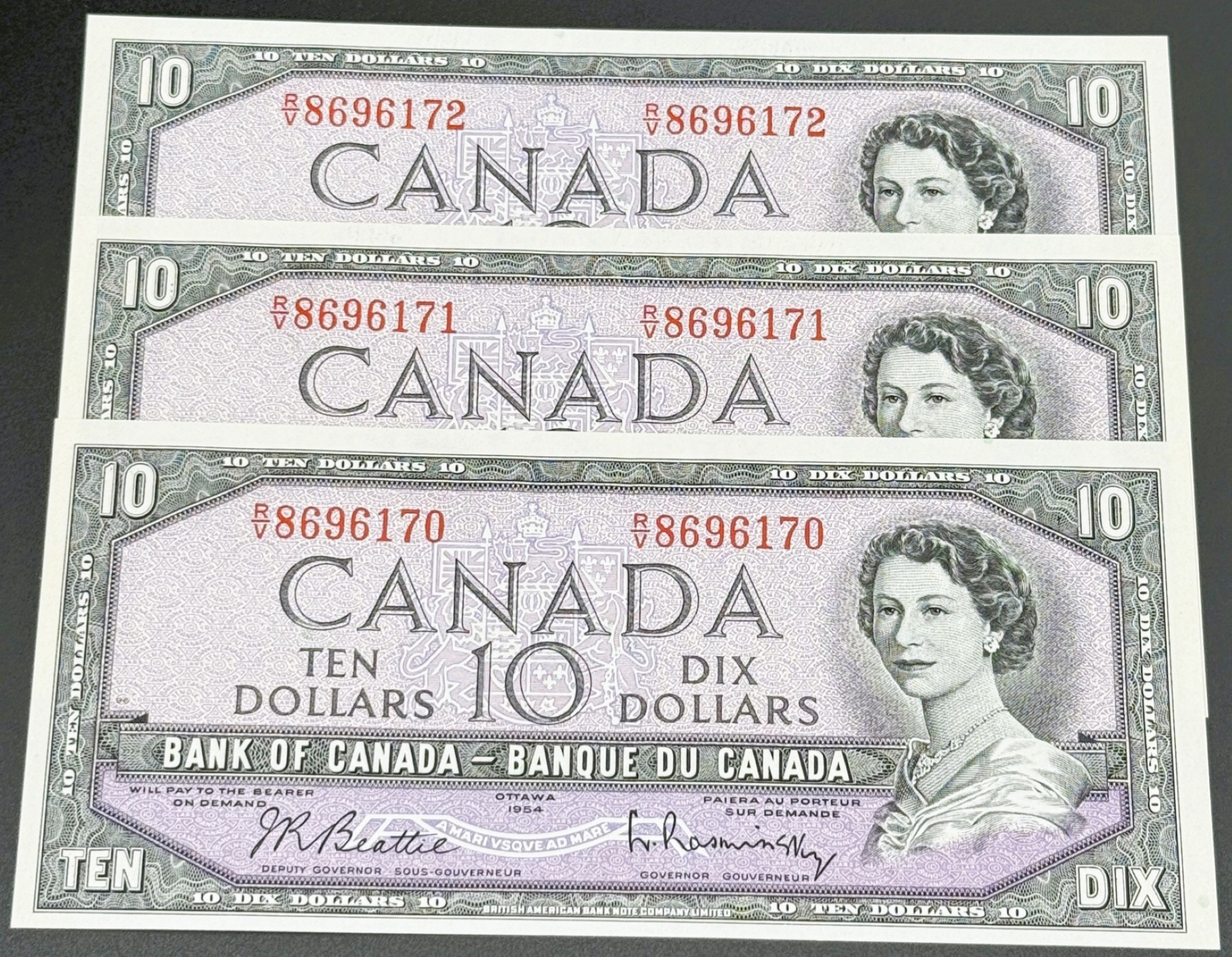 10 DOLLARS 1954